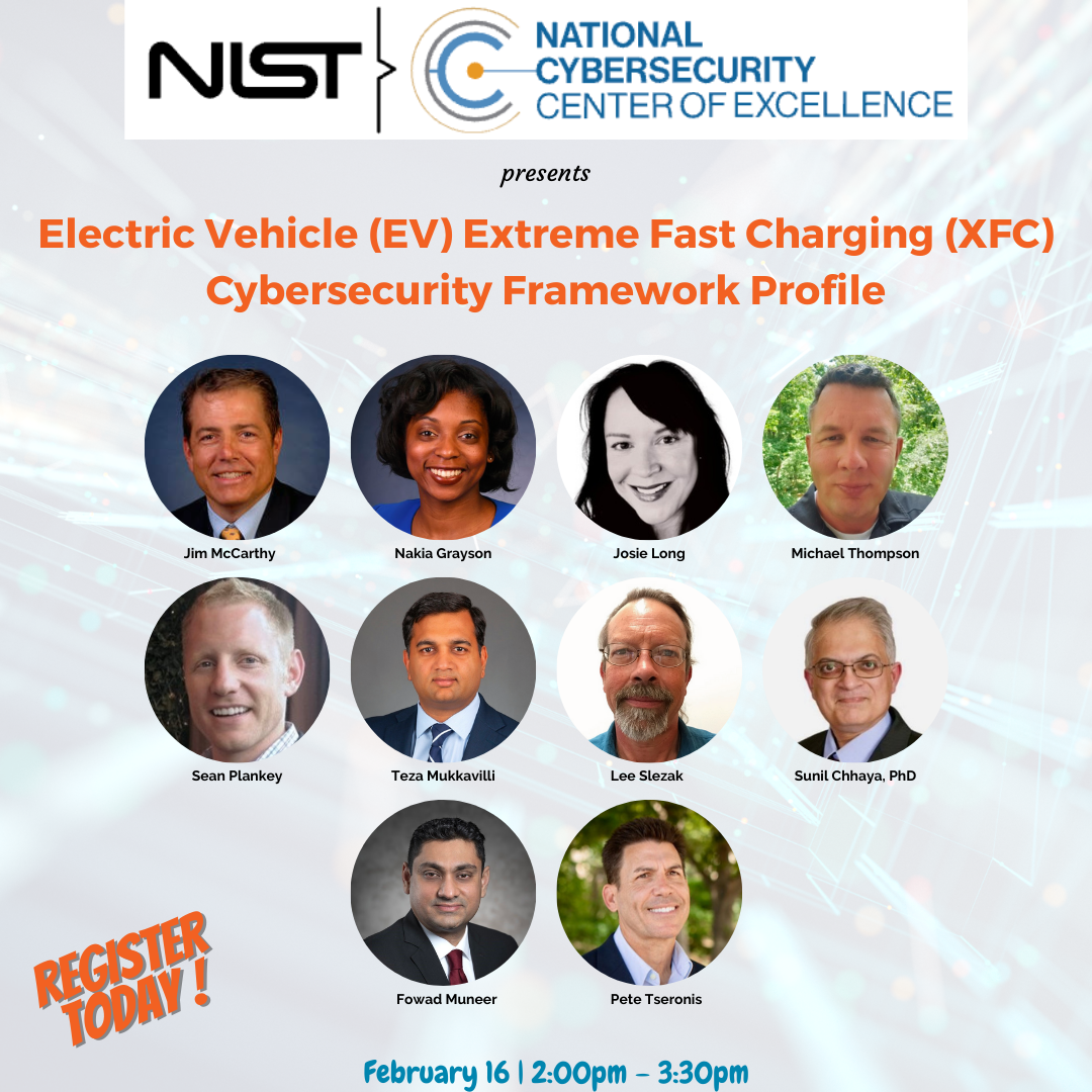 NCCoE Learning Series: Electric Vehicle (EV) Extreme Fast Charging (XFC) Cybersecurity Framework Profile